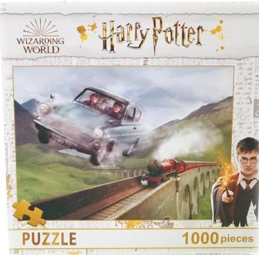 Puzzle Harry Potter - Masina Zburatoare - 1000 piese | Jigsaw Puzzle
