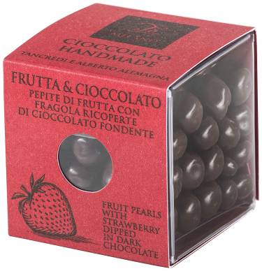 Bomboane cu ciocolata neagra si capsuni - Frutta & Cioccolato | T‘a Milano