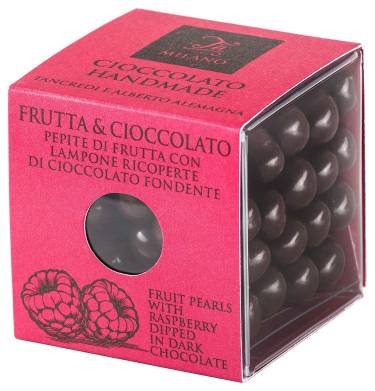 Bomboane cu ciocolata neagra si zmeura - Frutta & Cioccolato | T‘a Milano
